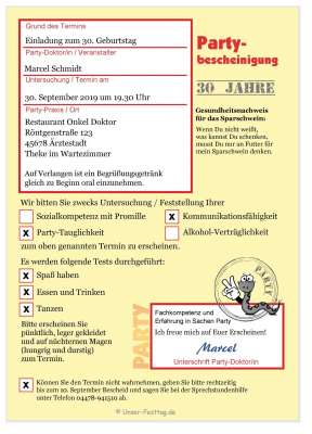 Lustige und witzige Geburtstagseinladungen UnserFesttag