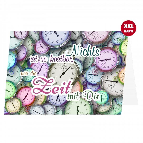 Nichts Ist So Kostbar Wie Die Zeit Mit Dir Karte