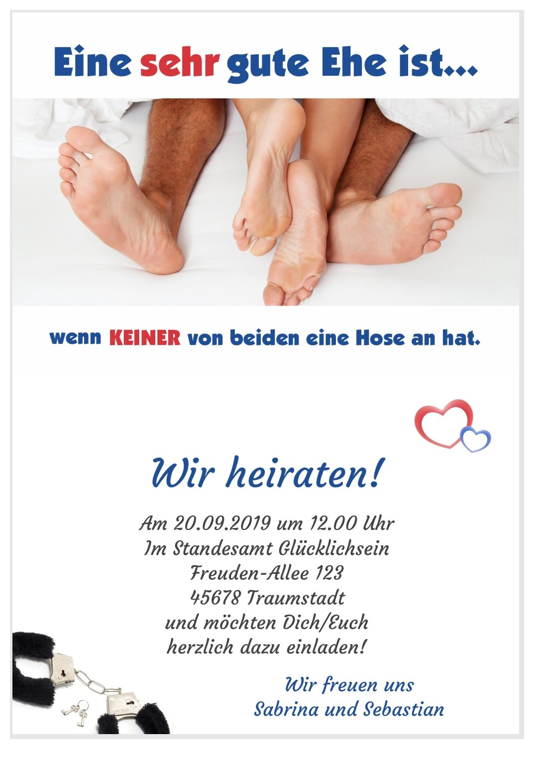 Ohne einladung trauung standesamtliche Hochzeitseinladung Text: