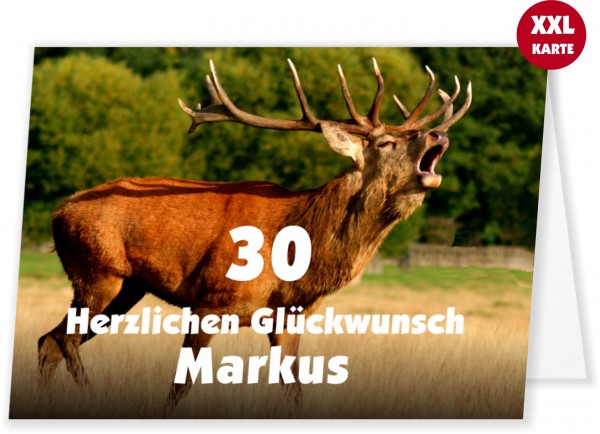 Geburtstagskarte Fuer Jaeger Jagd Frau Mann