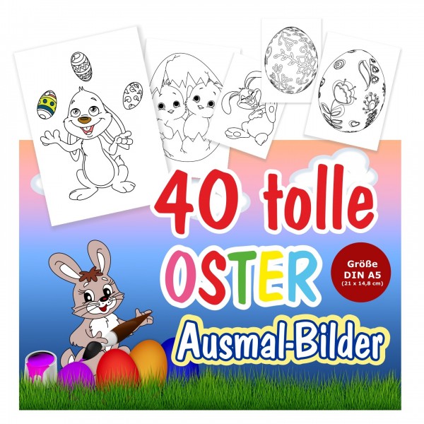 Ausmalbilder Ostern Osterbilder Kinder Kreativ