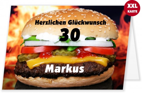 Ausgefallene Geburtstagskarte Xxl Maxi Essen