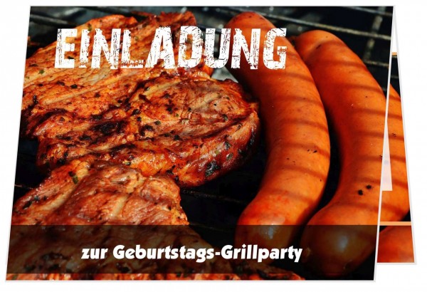 Einladung Zum Grillen Geburtstagsparty