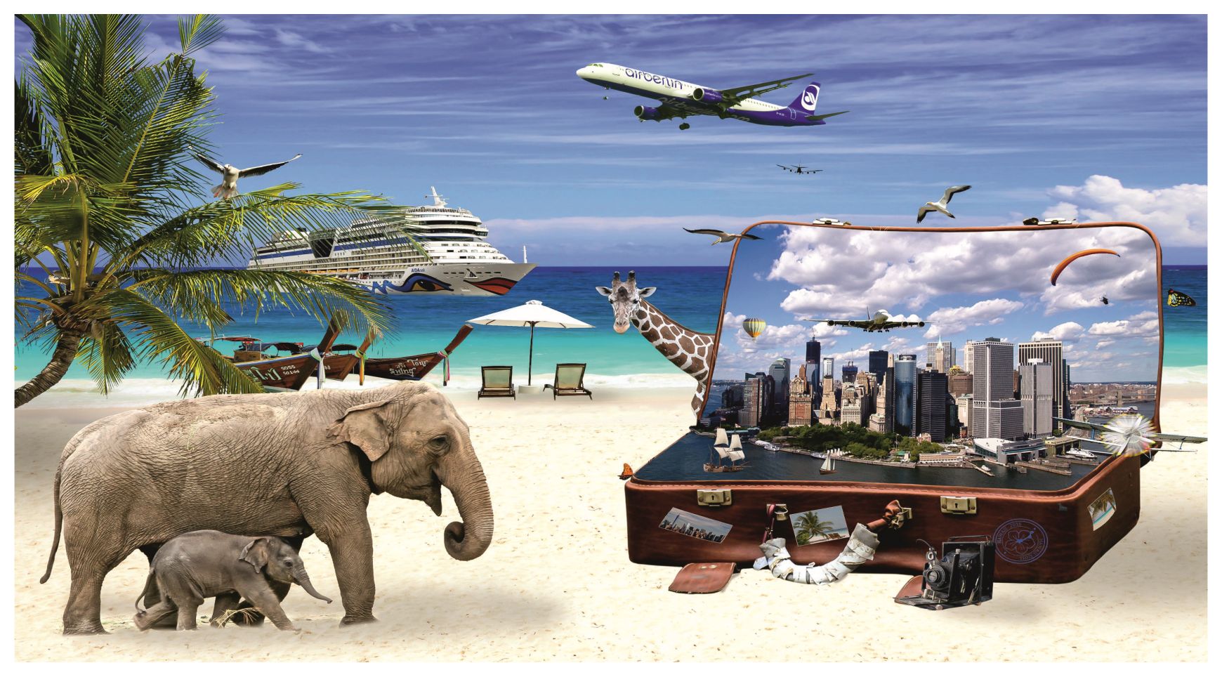 Unser-Festtag Einladungskarten Retro - Personalisierbar Mit Käfer-Design