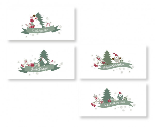 Xxl Geschenkkarten Für Pralinenschachteln Weihnachtskarten